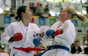 Honma wins women's karate heavyweight-class